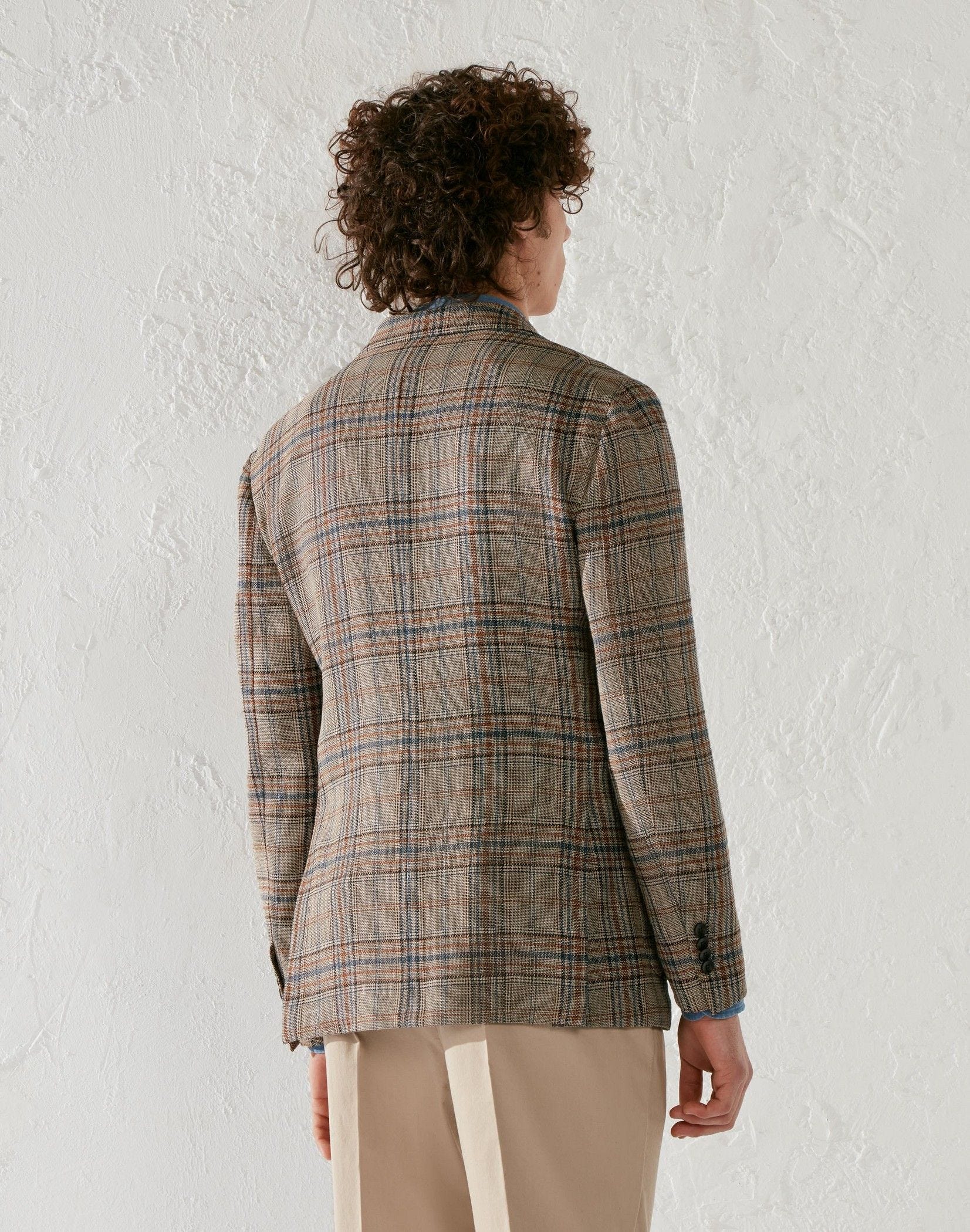 Jacket with check pattern - Supersoft