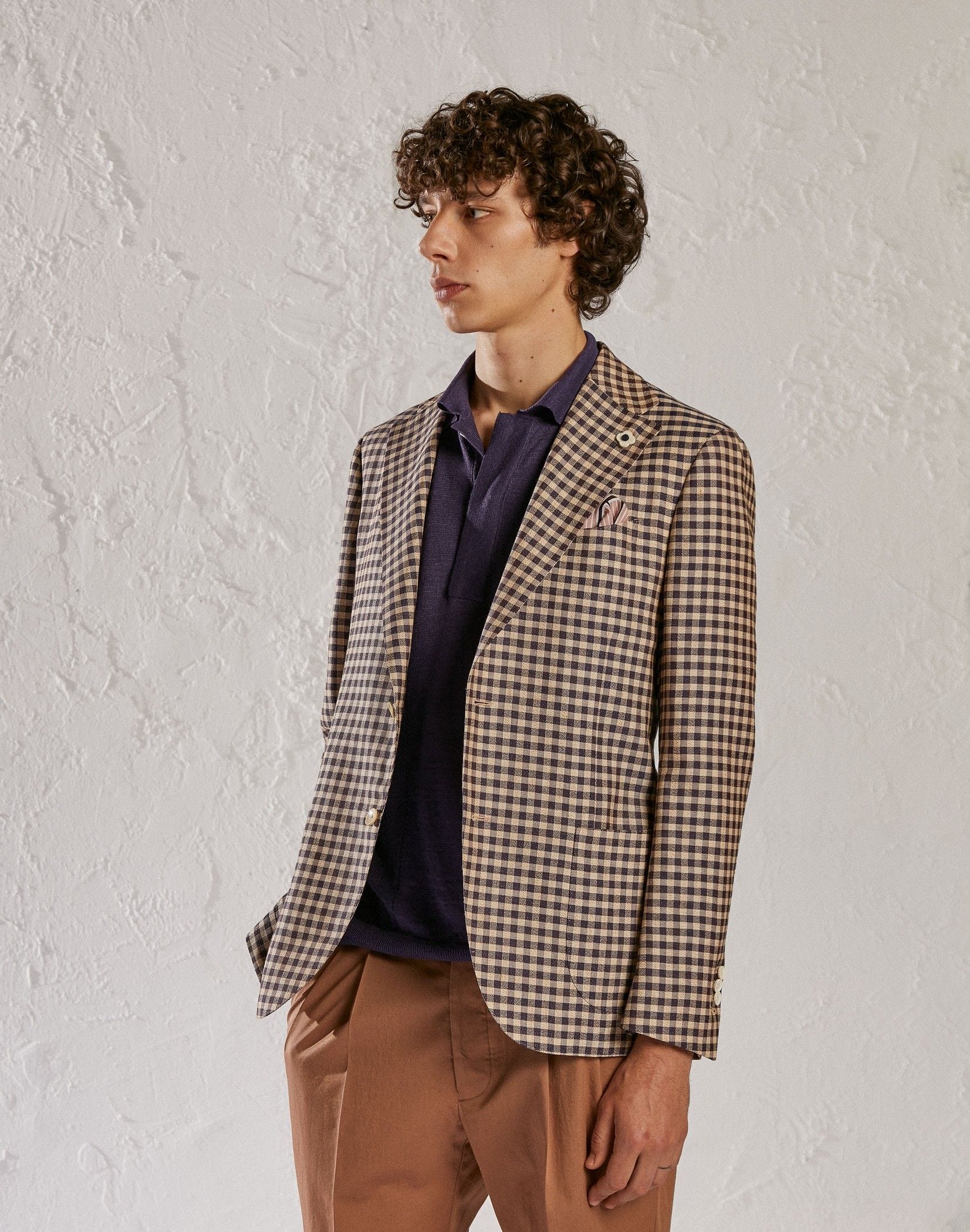 Twisted wool and linen jacket - Special Line