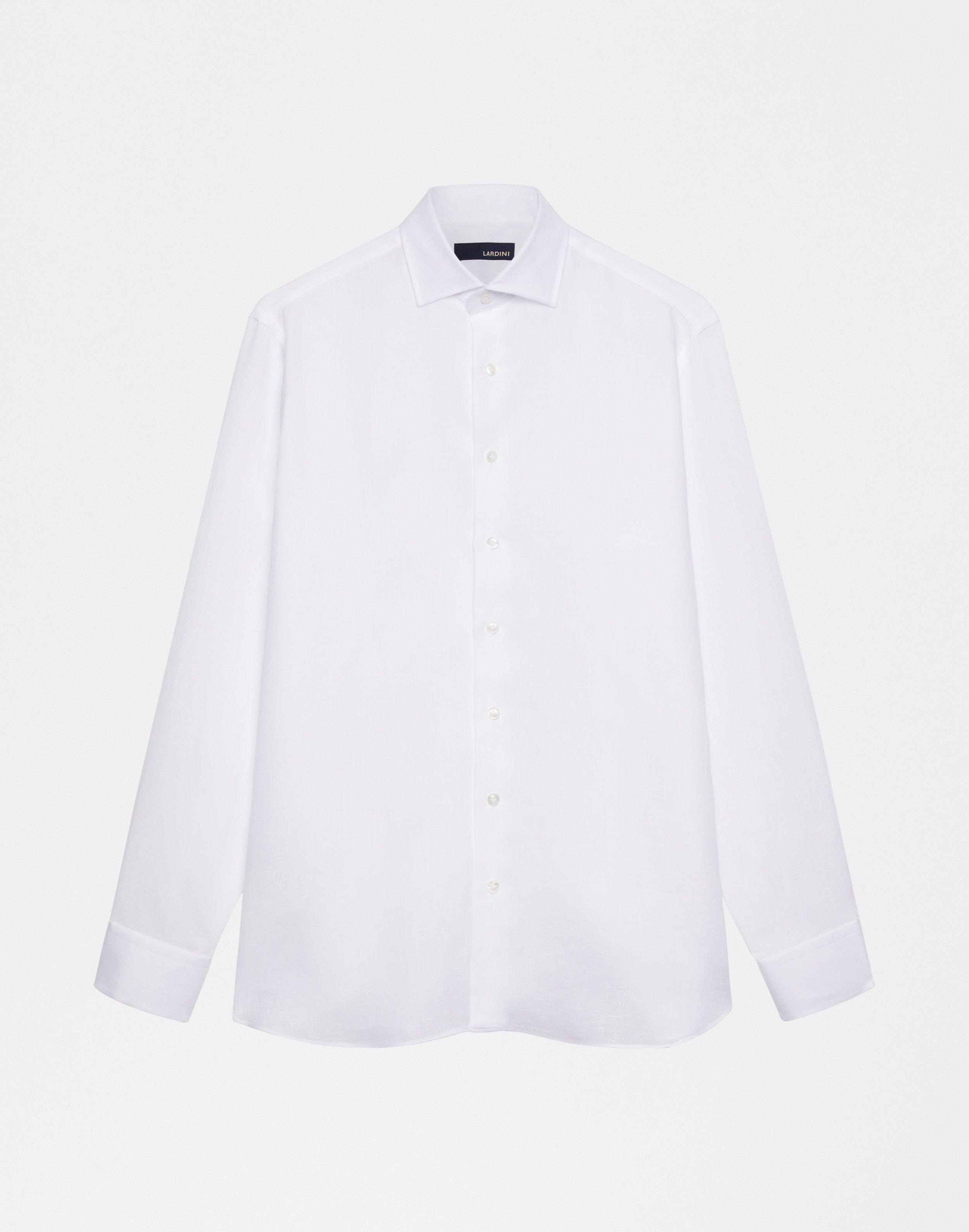Classic white linen cloth shirt | Lardini