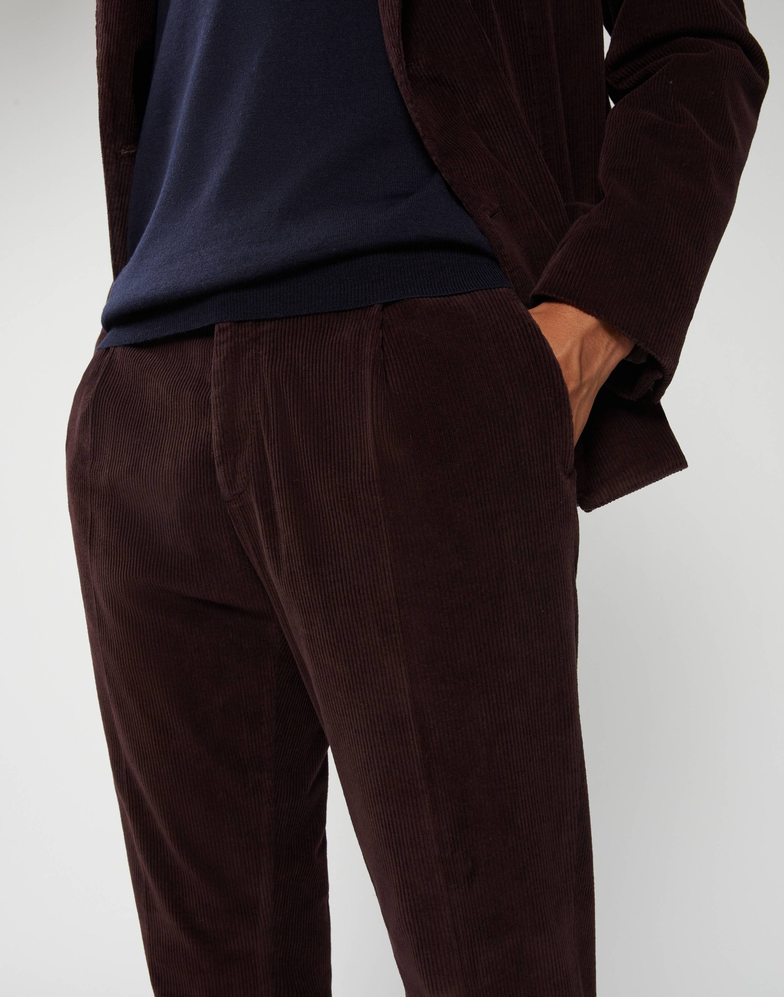 Suit in purple corduroy - Supersoft 
