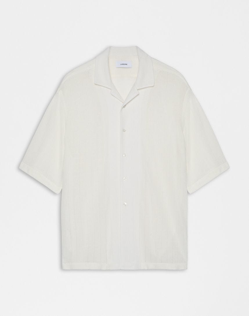 Camicia panna relaxed fit