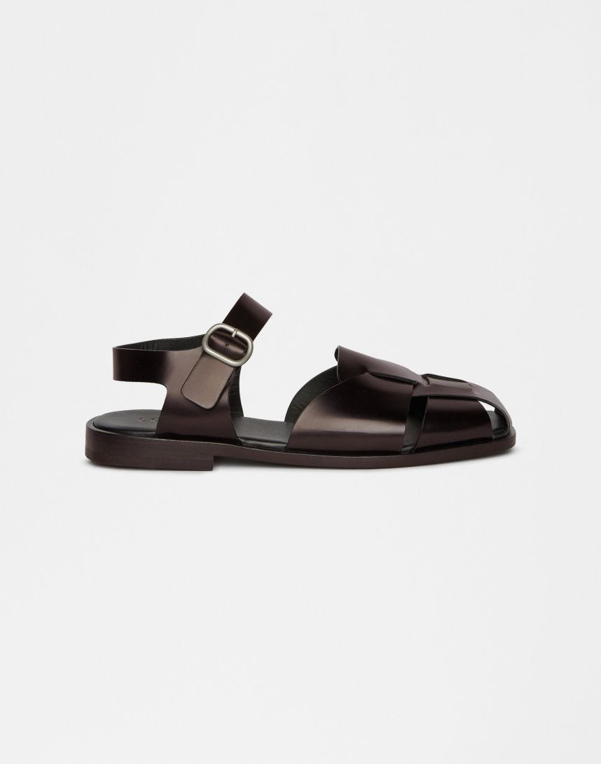 Braided Leather Sandal