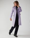 Lilac coat in a cashmere blend  4