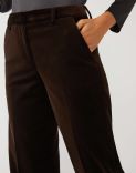 Trousers in brown velvet 4