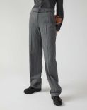 Classic-looking pinstripe trousers 5
