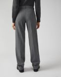 Classic-looking pinstripe trousers 3