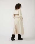 Belted wool trench coat in a natural hue 4