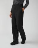 Classic grey trousers in Milanese warp knit viscose  1