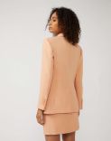 Pink jacket in a two-way-stretch wool blend 3