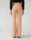 Trousers in stretchy pink wool 3