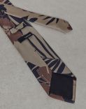 Cravatta classica con stampa floreale 2