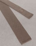 Tricot tie with jacquard design 2