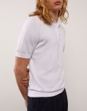 White superpiuma cotton polo shirt 5
