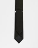 Cravatta in lana mohair nera 3