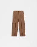 Hazelnut viscose Miami comfort trousers 1