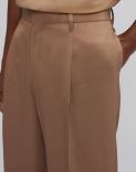Hazelnut viscose Miami comfort trousers 5