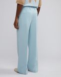 Pantalon confortable bleu clair 4