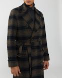 Double-breasted coat in Mowear fabric - Retrò 1