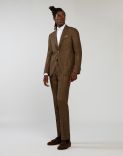 Brown suit in wool and cashmere - Supersoft 1