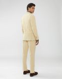 Suit in cream-coloured stretch corduroy - Supersoft 4