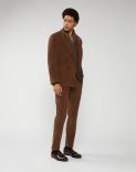 Suit in camel-brown corduroy - Supersoft  1