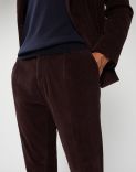 Suit in purple corduroy - Supersoft  4