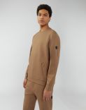 Camel-brown sweatshirt in hi-tech jersey - Easy Wear 1