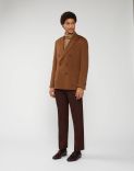 Jacket in hazelnut-brown cashmere - Special Line 3