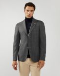 Jacket in grey wool and cashmere - Easy 1