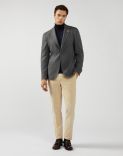 Jacket in grey wool and cashmere - Easy 4