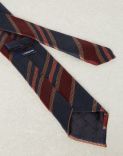 Classic regimental tie in a blue, red and beige colourway 2