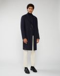 Reversible coat in wool, cashmere and silk - Double  2