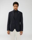 Blue Glen-check jacket - Easy Wear 1