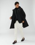 Glen-check chenille-effect jacket in black and grey - Easy Wear 3