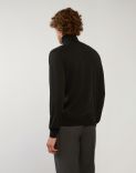 Long-sleeve turtleneck in grey cashmere and silk 3