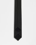 Cravatta in eco-pelle nera 3