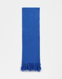 Sciarpa in maglia azzurra 1