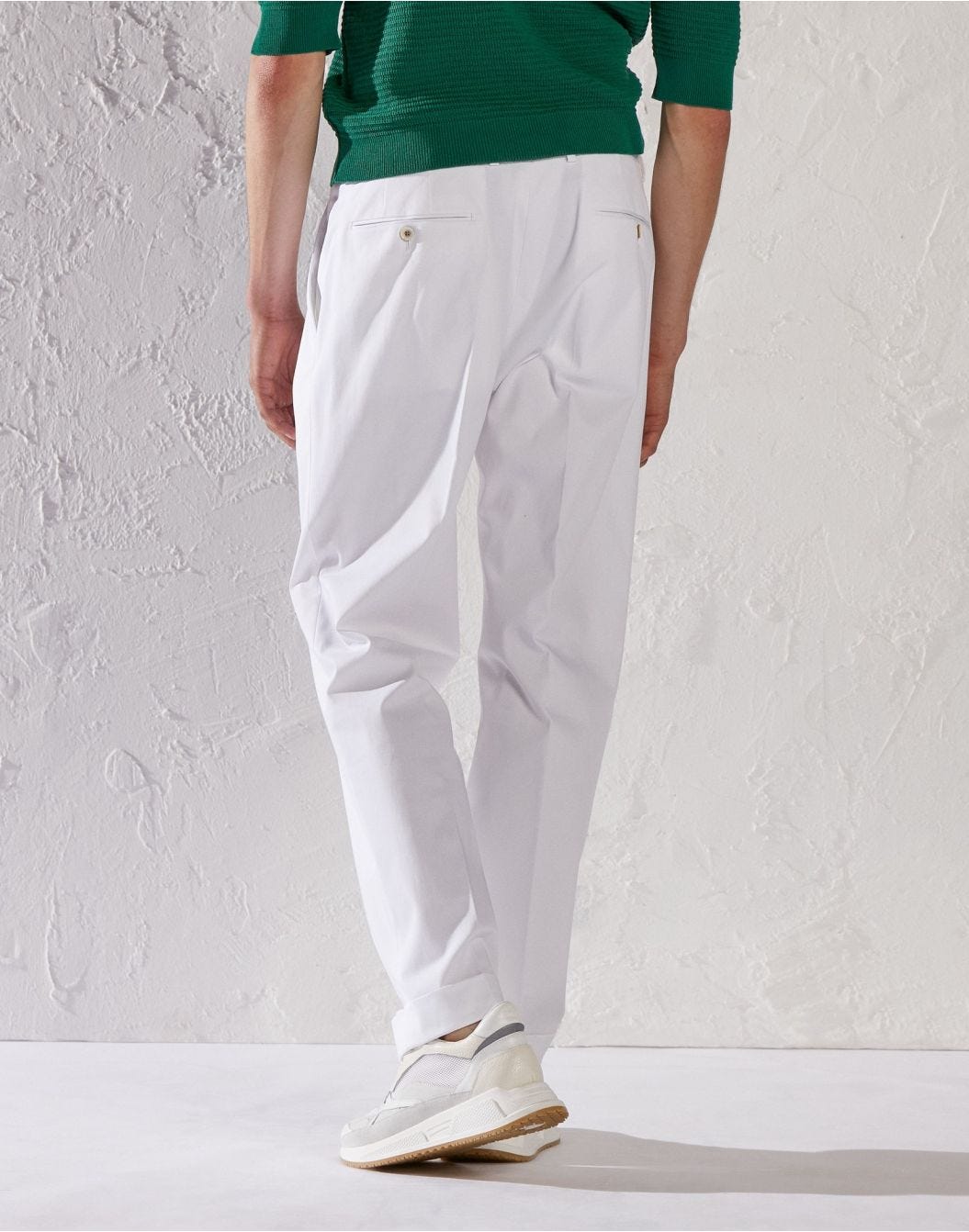 White trousers - Luigi Lardini capsule
