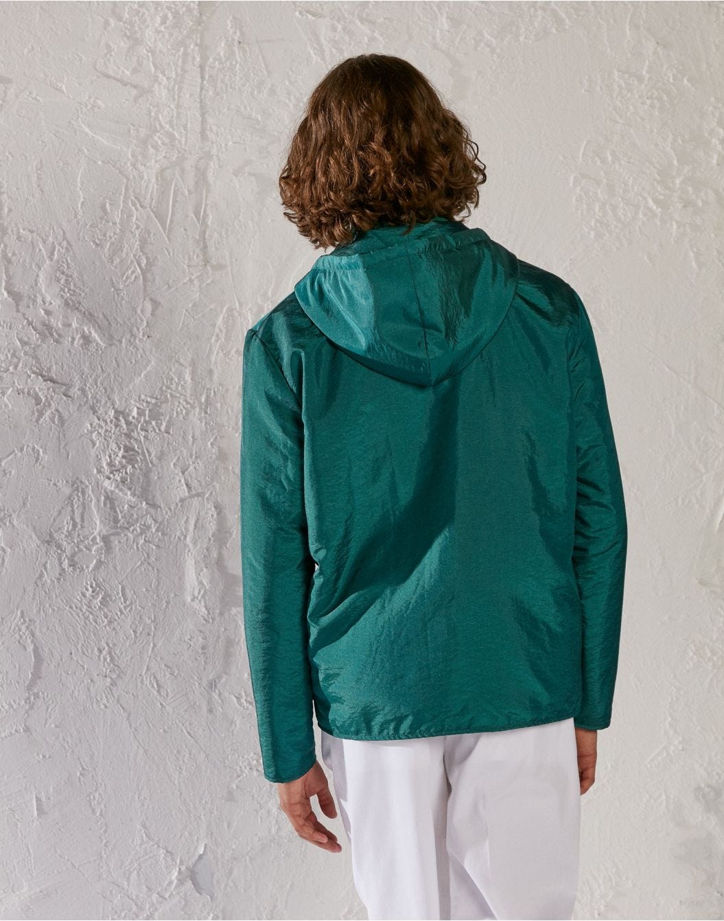 Green hooded jacket - Luigi Lardini capsule