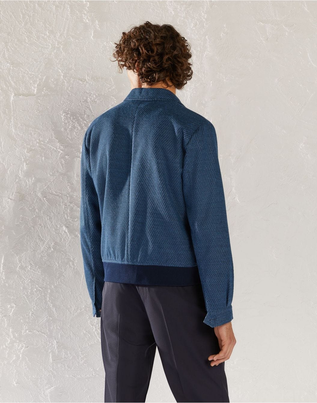 Linen and polyester jacket - Liknit