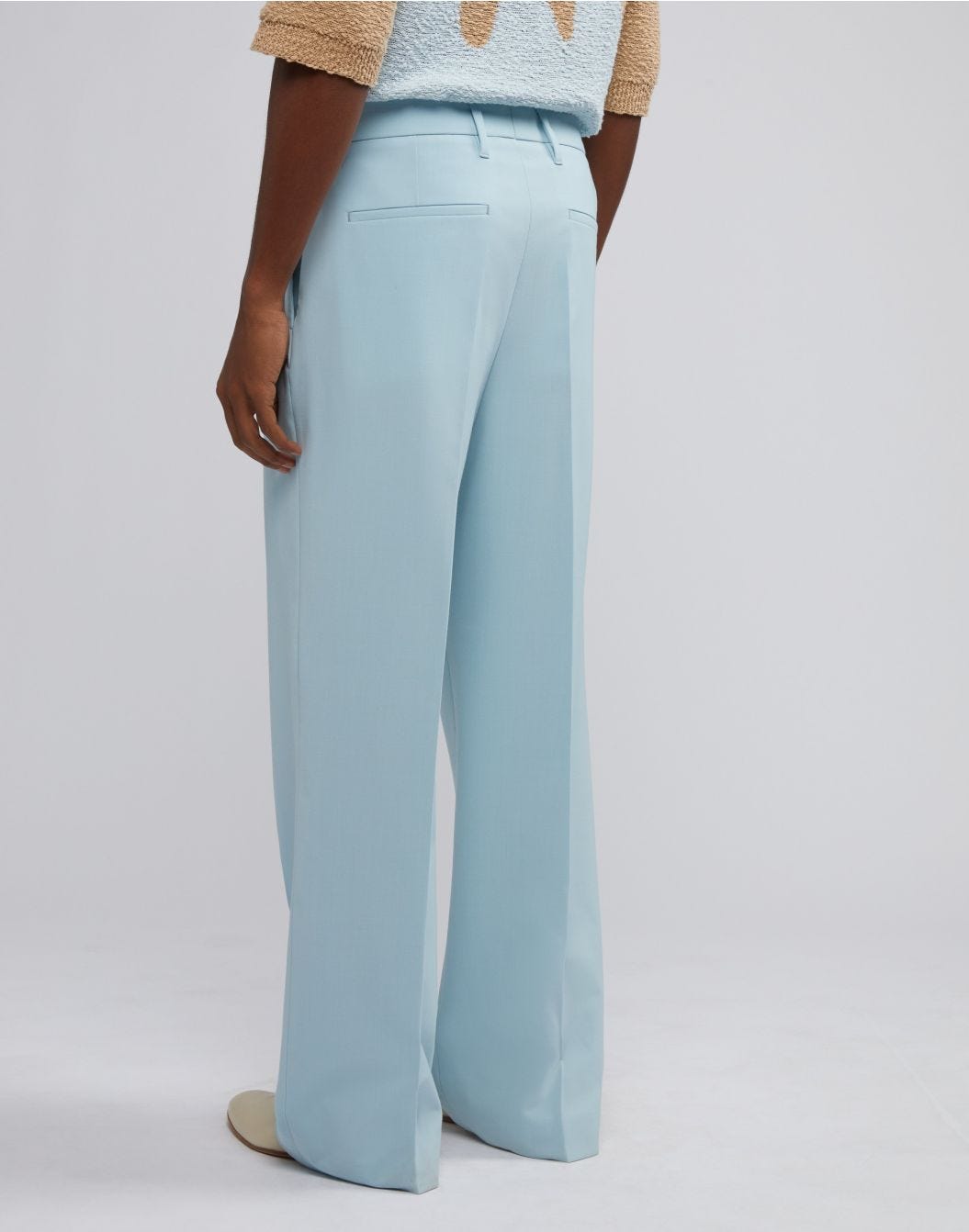 Pantalon confortable bleu clair
