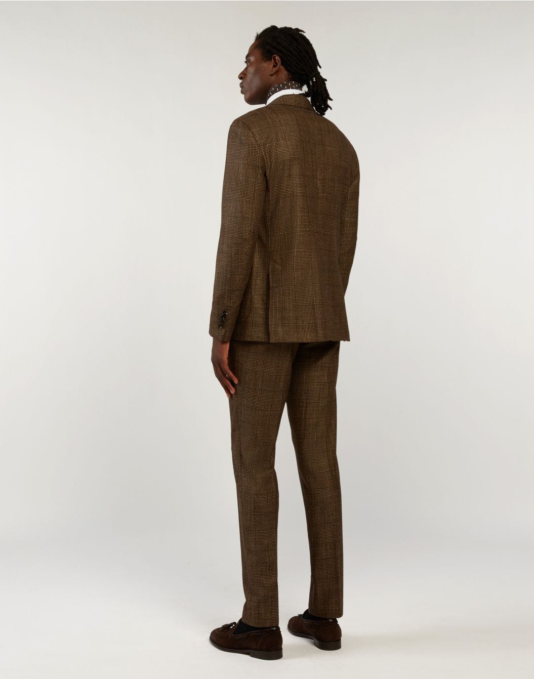 Brown suit in wool and cashmere - Supersoft