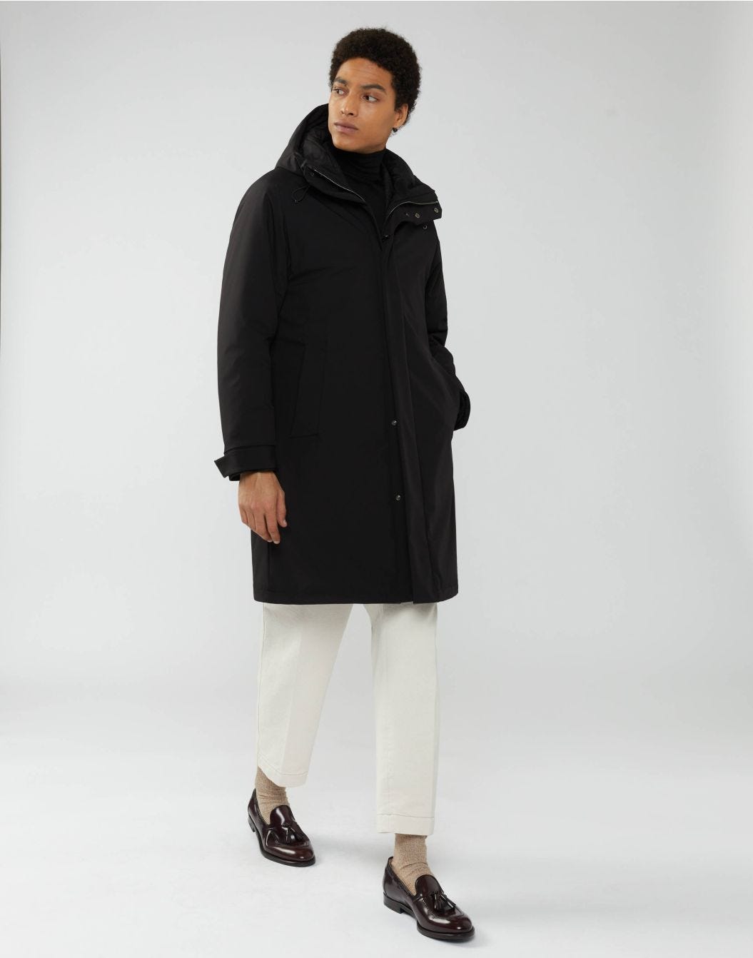 Lined water-repellent and windproof trench coat - Easy Wear