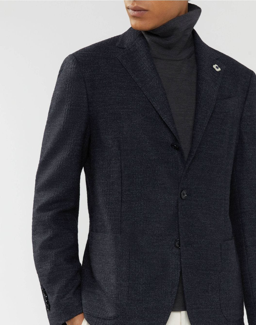 Blue Glen-check jacket - Easy Wear
