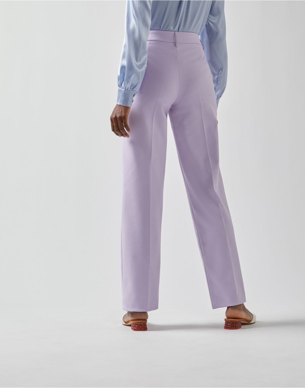 Double stretch cotton trousers