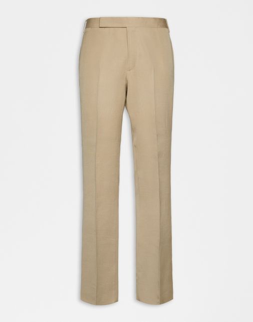 Pantalone elegante in viscosa e seta