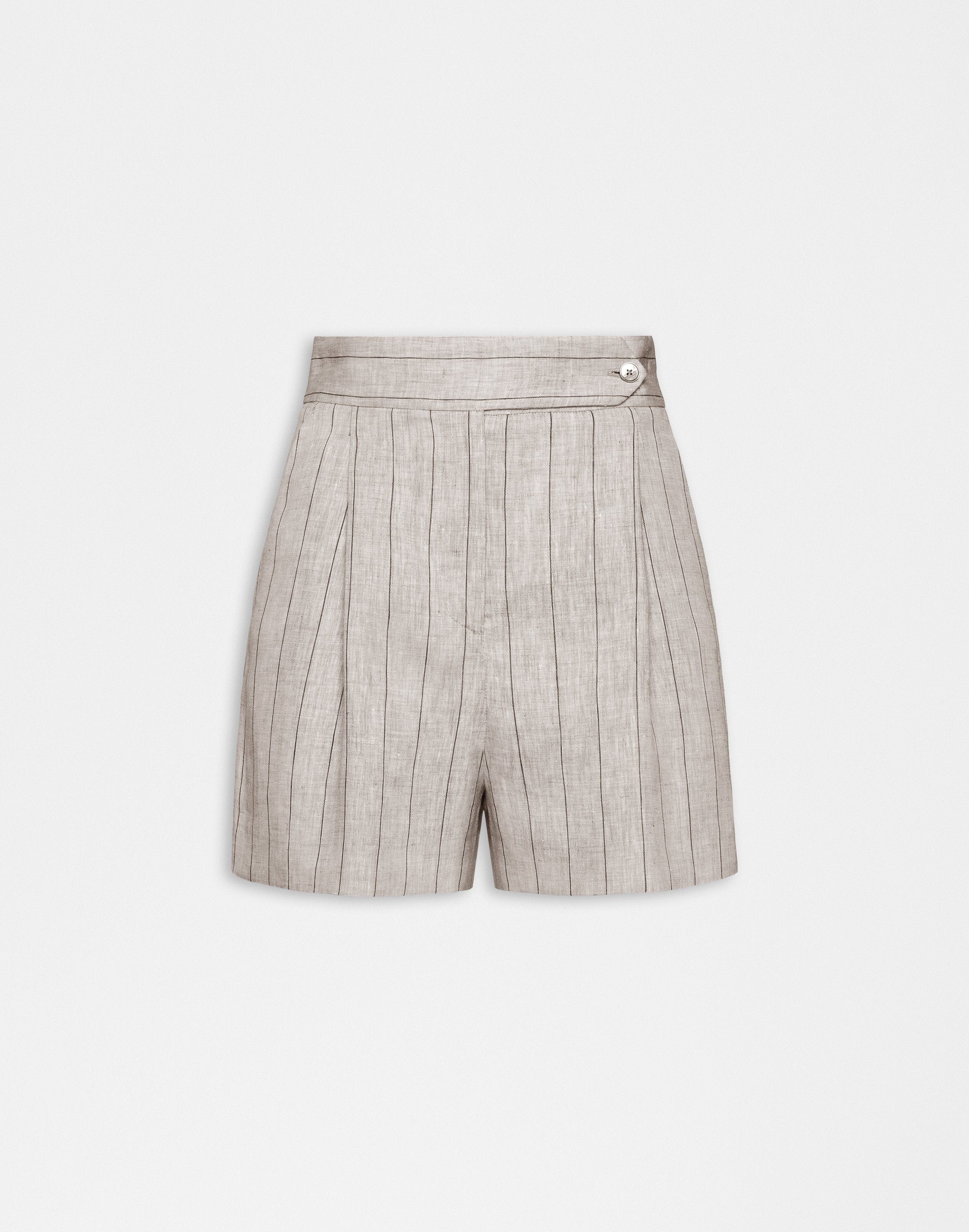 NEAT｜SICILIAN LINEN STRIPE｜WIDE TYPE Ⅰ - Beige｜PRODUCT