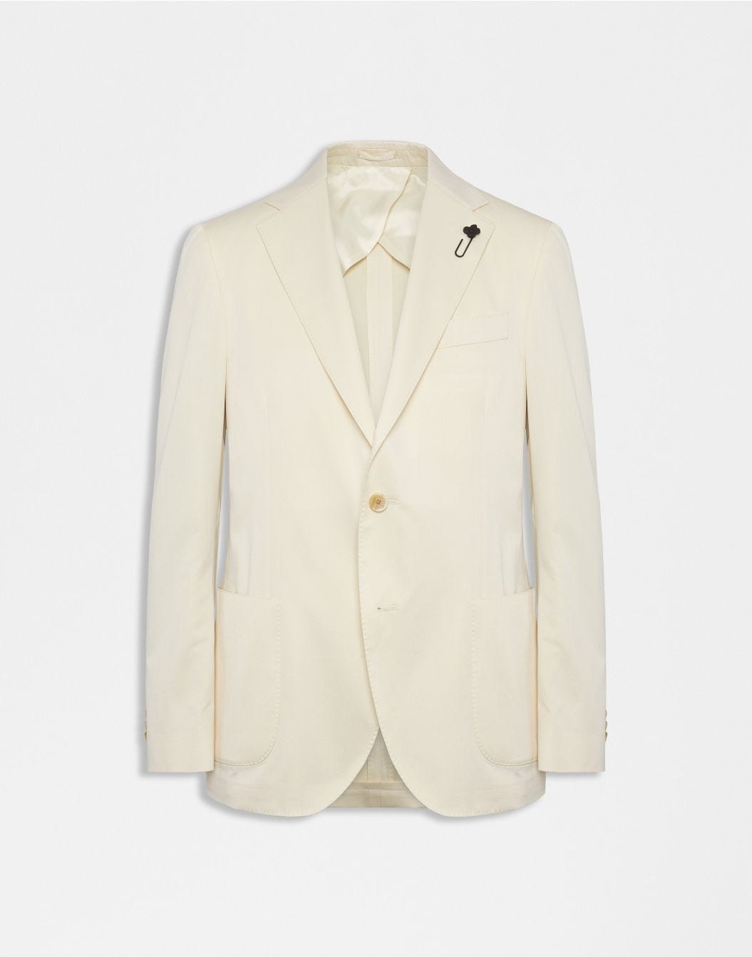 Giacca panna/beige monopetto
