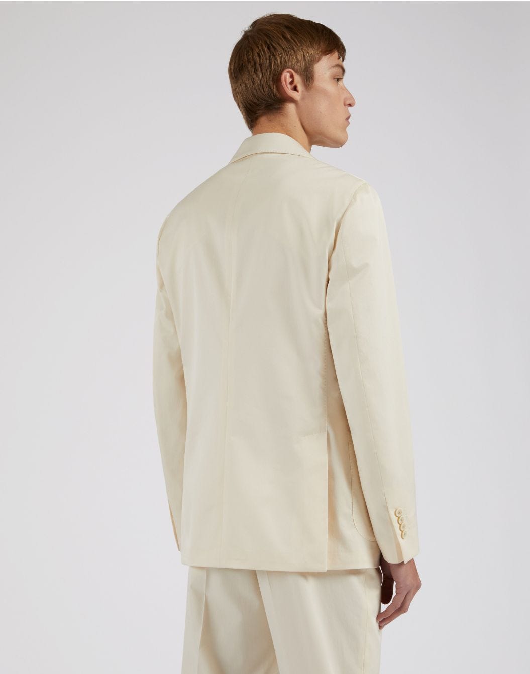 Giacca panna/beige monopetto