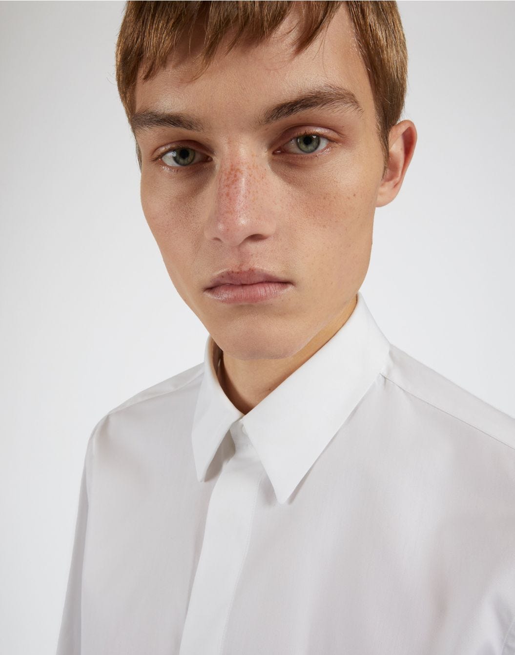 White poplin shirt